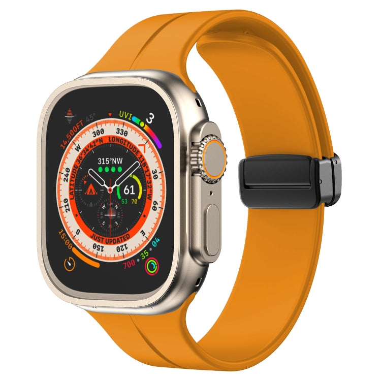 Apple watch band with magnet buckle