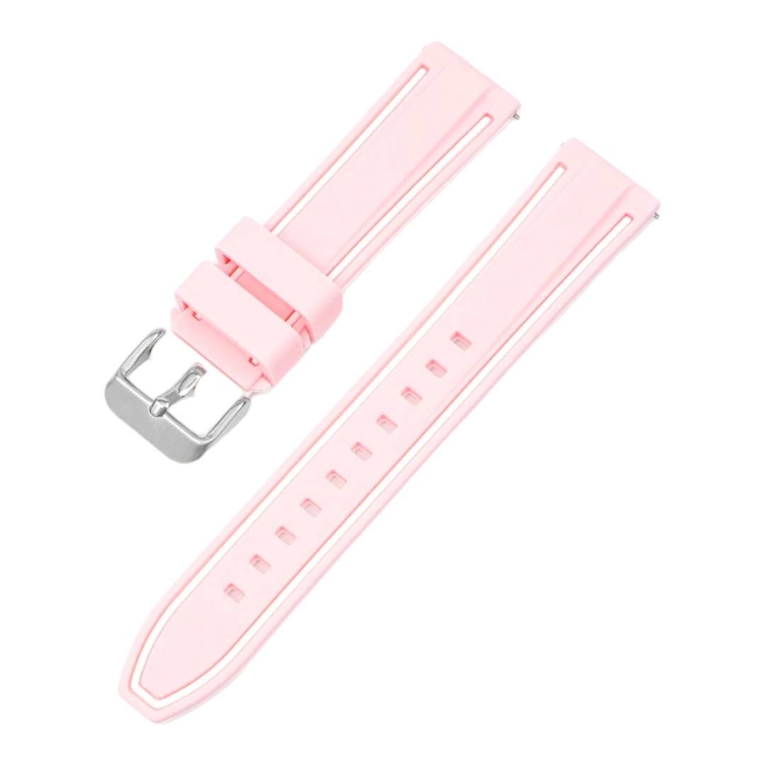 Silicone bands - multi coloured 20mm