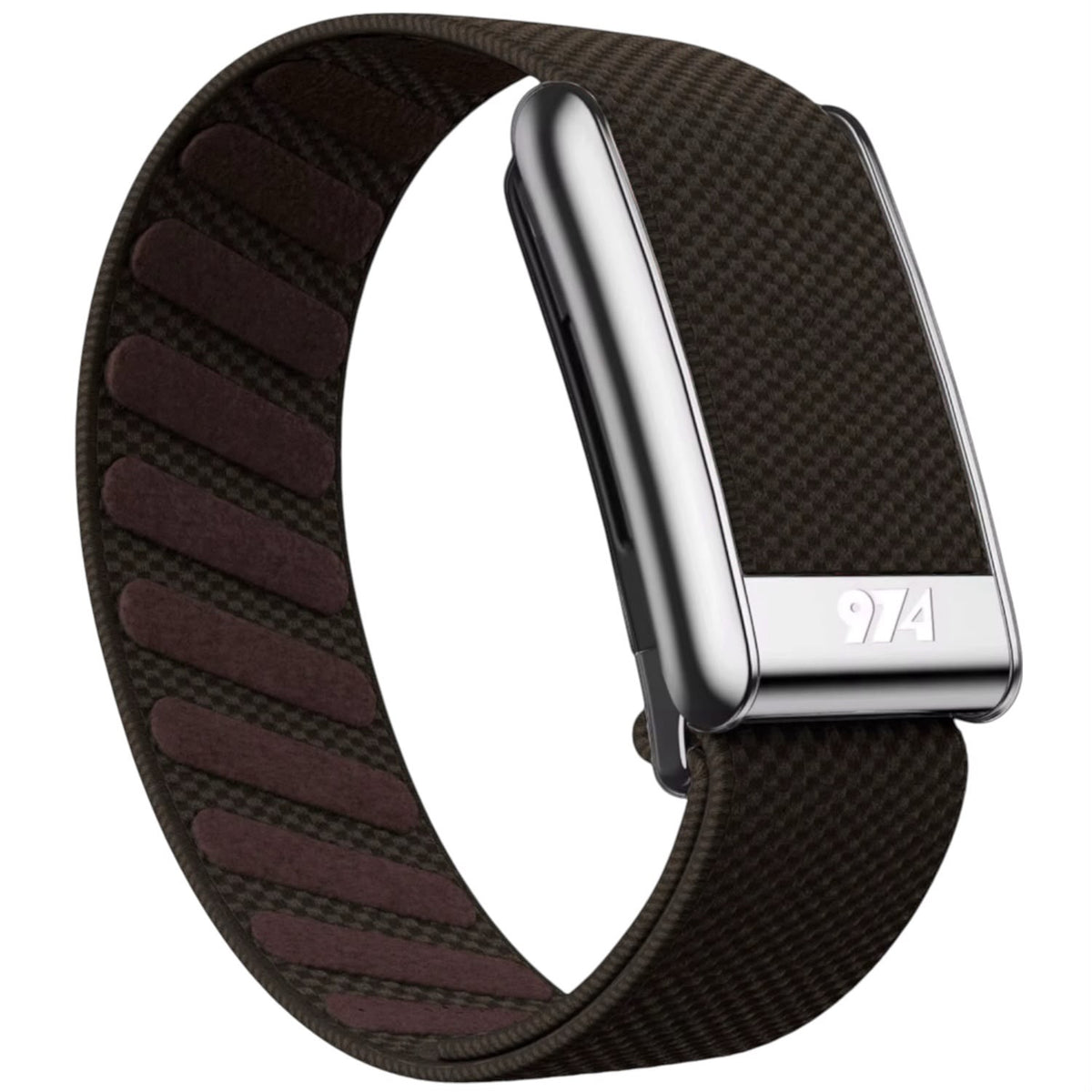 Espresso Whoop fabric band – Whoop 5.0 buckle