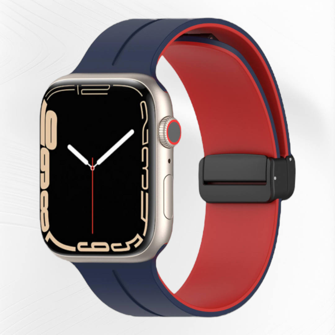 Double coloured silicone magnetic bands