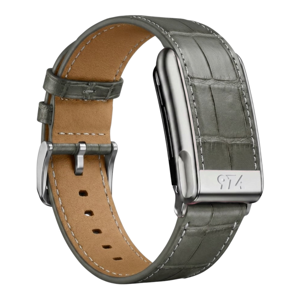 Grey Croc-Embossed Leather for whoop 5.0/MG