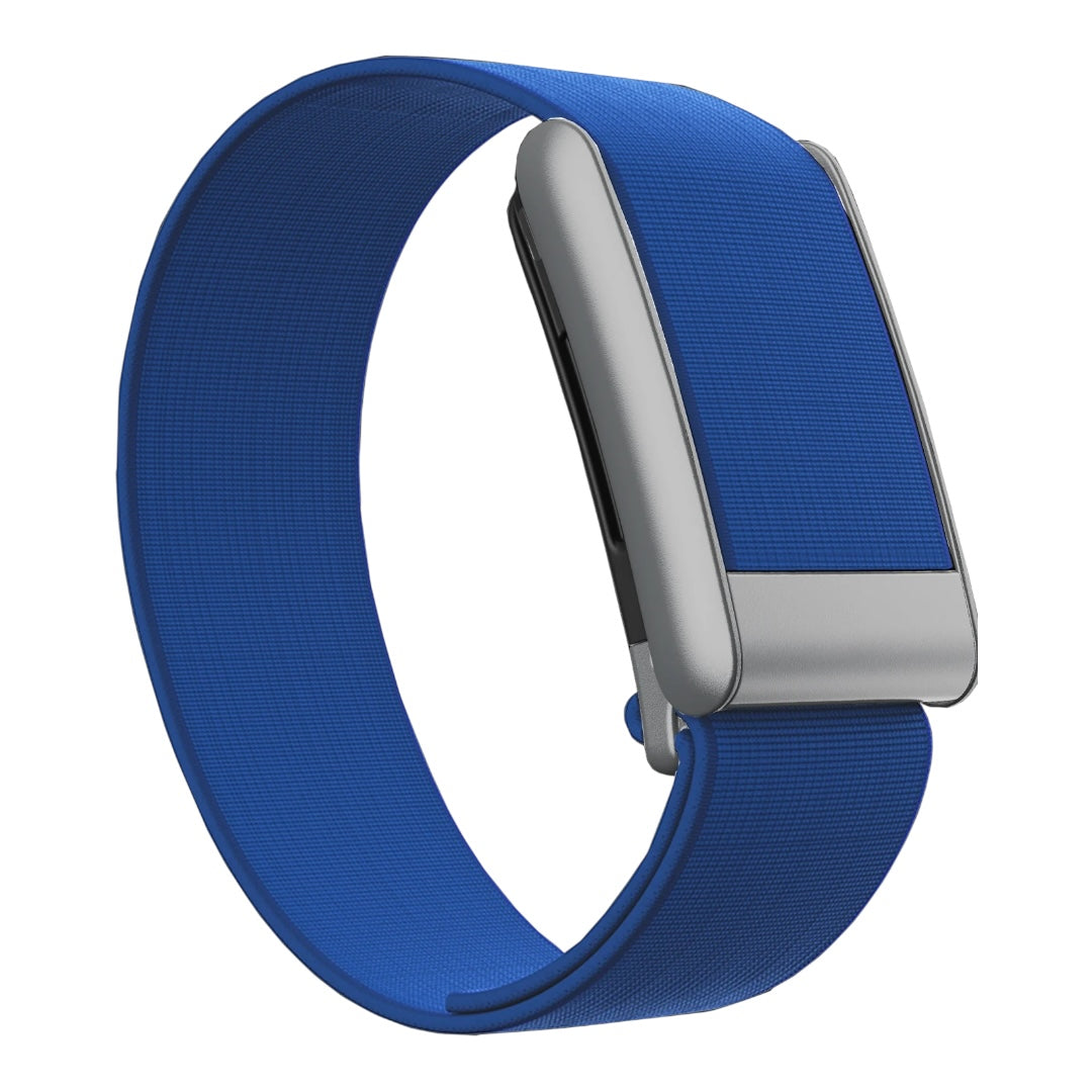 Blue waterproof Whoop 5.0 band
