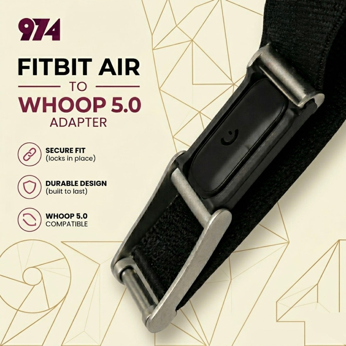 Fitbit Air adapter for Whoop bands + free band