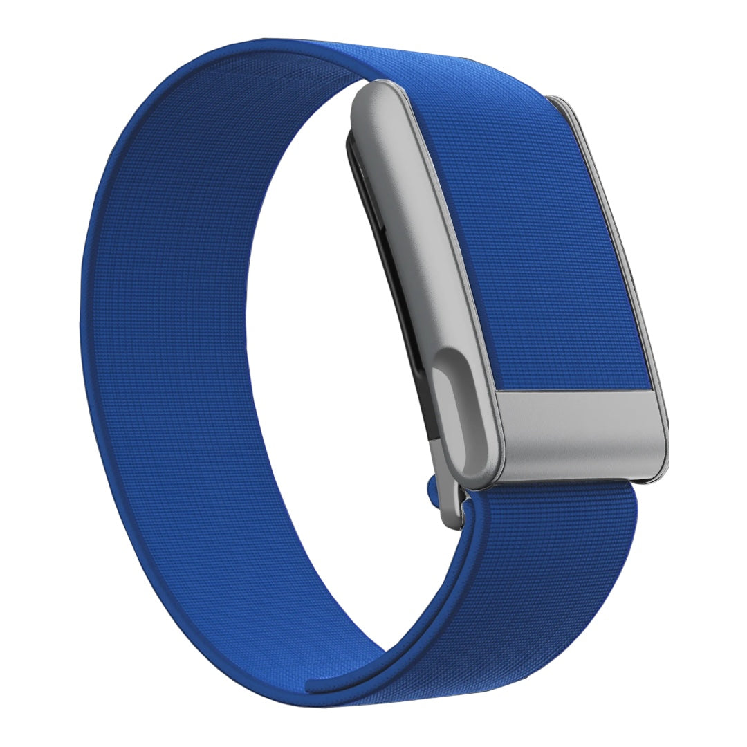 Blue waterproof Whoop 5.0 band