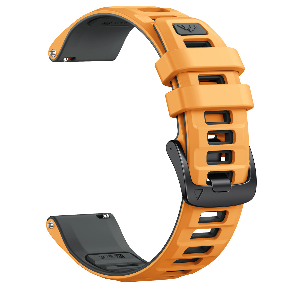 Garmin Quick Release Double color Silicone bands 20mm