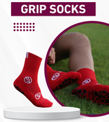 Red Grip Socks - Pair