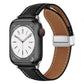 Leather band with magnet buckle