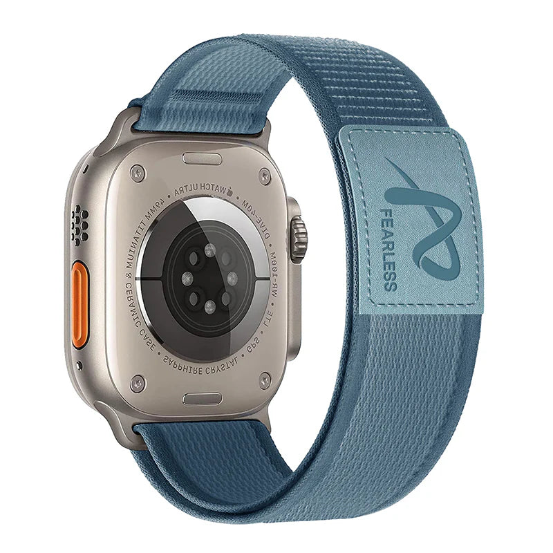Trail Loop Nylon with leather Band For Apple Watch