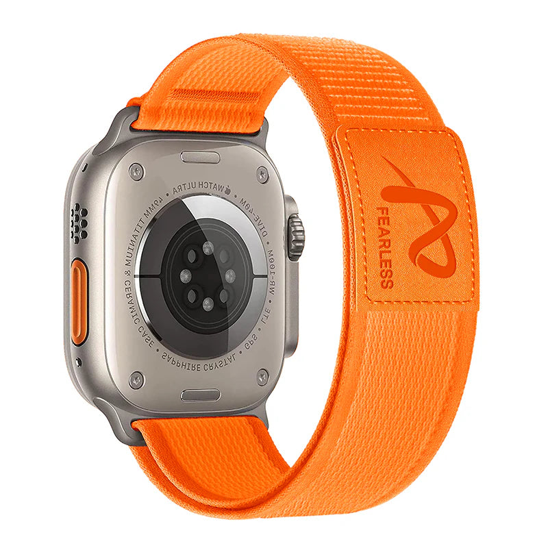 Trail Loop Nylon with leather Band For Apple Watch