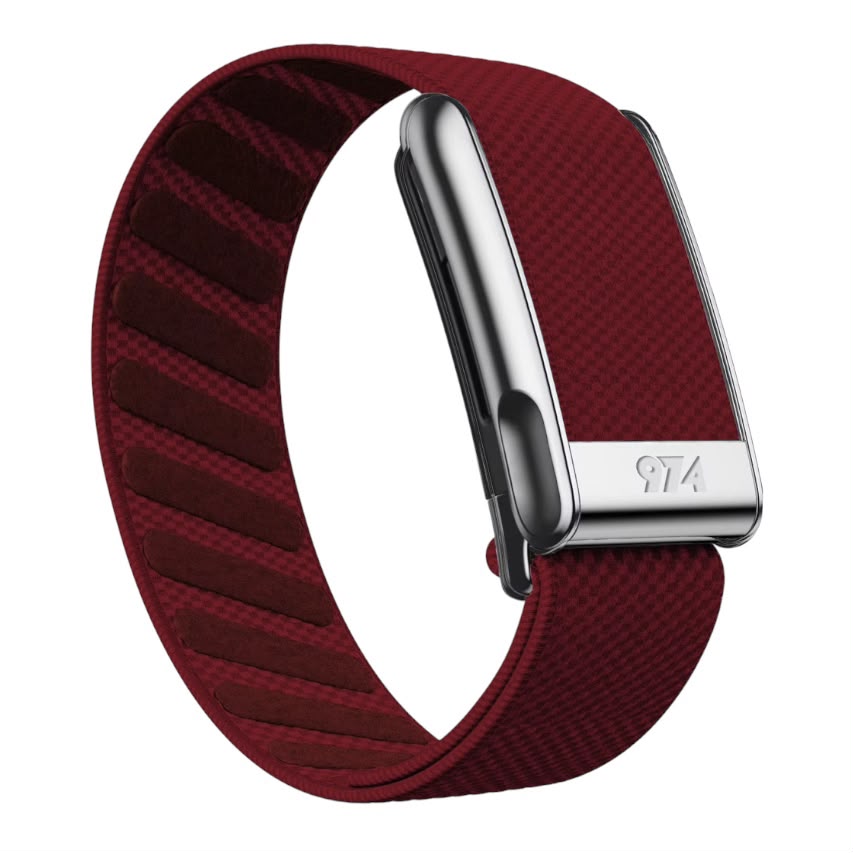 Burgundy Whoop 5 fabric bands