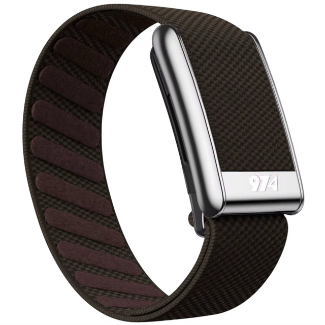 Espresso Whoop fabric band – Whoop 5.0 buckle