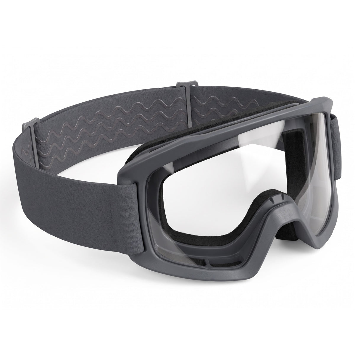 MX Clear Goggles – Grey, side