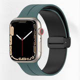 Double coloured silicone magnetic bands