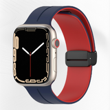 Double coloured silicone magnetic bands