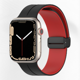 Double coloured silicone magnetic bands