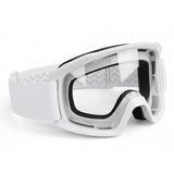 MX Clear Goggles – White, side