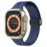 Apple watch band with magnet buckle