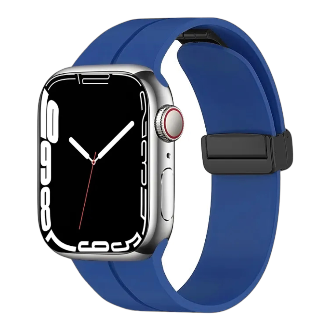 Apple watch band with magnet buckle