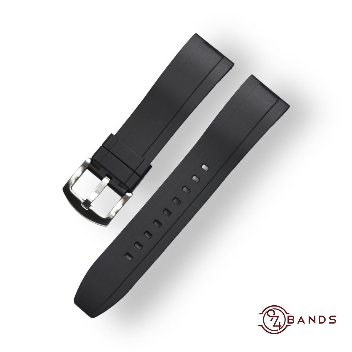 Black silicone strap