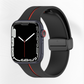 Magnetic silicone band with stripe