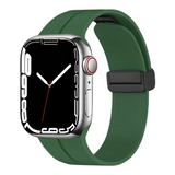 Apple watch band with magnet buckle